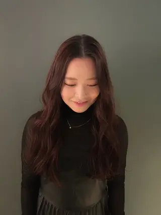 ロング カラー stylist トモヤのヘアスタイル