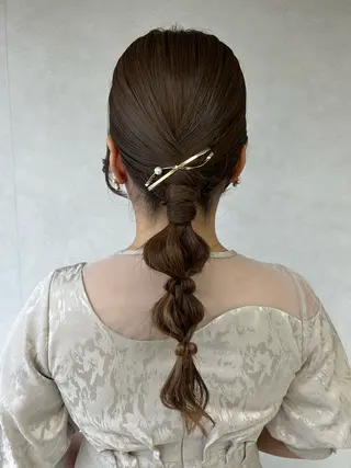 ロング ヘアアレンジ ヘアセット/眉毛カッ ト/Nana〻のヘアスタイル