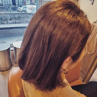 ミディアム カラー spa hair ark 富井直美のヘアスタイル