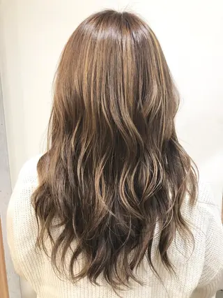 ロング 髪質改善/レイヤー ハッシュカットひなたのヘアスタイル