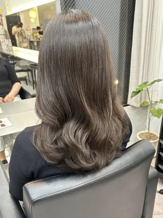 ロング 馬場 こなみのヘアスタイル