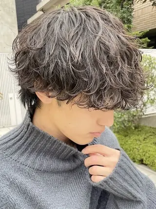 ショート パーマ メンズ fifth/メンズ/ シャドウパーマ/せなのヘアスタイル