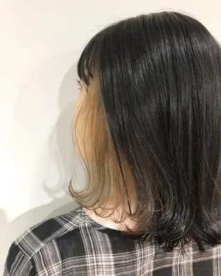 ミディアム カラー 🍊新宿南口🍊 ERINAのヘアスタイル