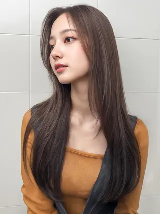 ロング カラー パーマ 💎髪質改善専門 jewel boxのヘアスタイル