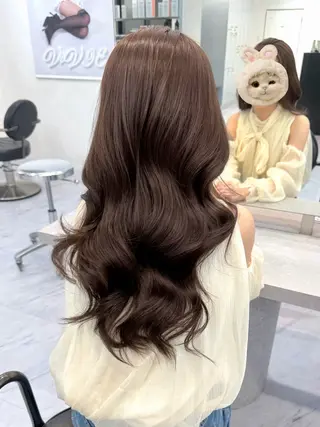 ロング カラー Rita/髪質改善/ ブリーチなしWカラーのヘアスタイル