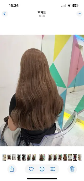 ロング カラー ガーリー♡女の子っぽ ヘア♡ピンクカラー♡のヘアスタイル