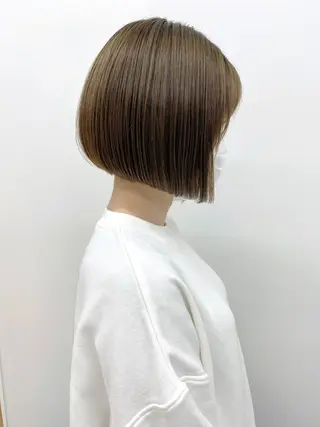 ショート カラー レイヤーボブ/ボブ 仲川和人のヘアスタイル