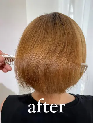 ショート カラー パーマ 過去一の柔髪ヘア 🌿einshairのヘアスタイル