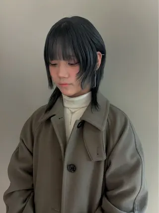 カラー やの ゆきなのヘアスタイル