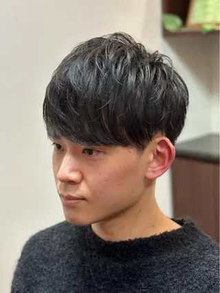 ショート パーマ メンズ メンズ定着率No.1 💈君島祥太💈のヘアスタイル