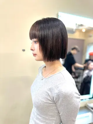 ショート カラー レイヤーカット 赤み消し　店長/大和のヘアスタイル