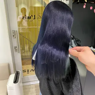 ロング カラー L'wis　比佐野 大地のヘアスタイル