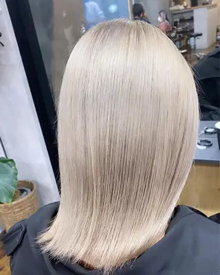 ミディアム カラー 髪質改善/レイヤー カット手塚奨のヘアスタイル
