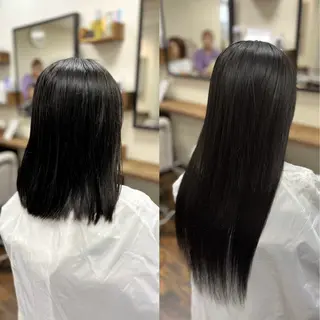 ロング 🐺新宿manabu プルエクステのヘアスタイル
