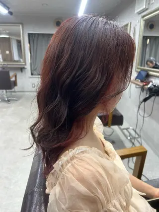 ロング カラー Lien 深井店のヘアスタイル