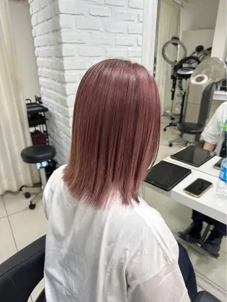 セミロング カラー 【艶髪特化】 🌟yumano🌟のヘアスタイル