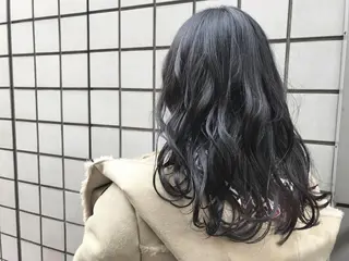 セミロング カラー パーマ 透明感カラー/ レイヤー　YUKAのヘアスタイル