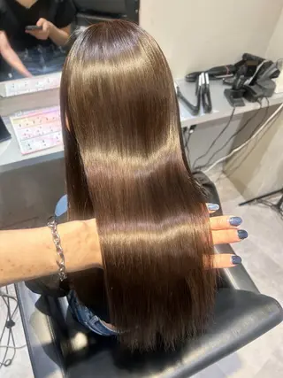 ロング カラー 店長✨髪質改善✖️ 透明感カラー／純大のヘアスタイル