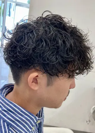 パーマ メンズ keany錦糸町 ハセベユウのヘアスタイル