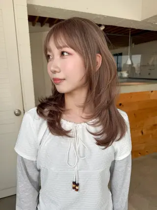 セミロング mellowman 【メロウマン】のヘアスタイル