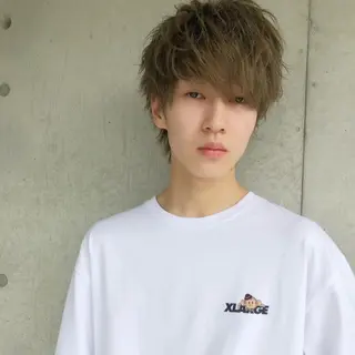 ミディアム カラー パーマ ヘアアレンジ メンズ キッズ メンズ特化美容師 aiの眉毛・アイブロウイメージ