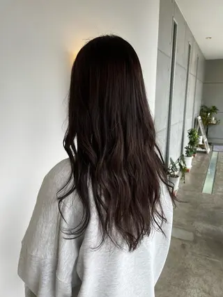 セミロング おせ ちさとのヘアスタイル