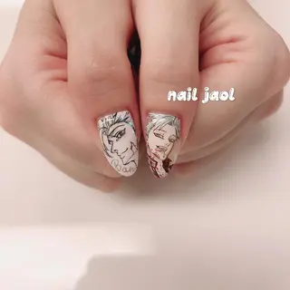 セミロング ネイルJaol 池袋のネイルデザイン