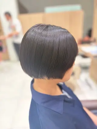 ショート パーマ 🐈‍⬛SARA🎀 縮毛矯正のヘアスタイル