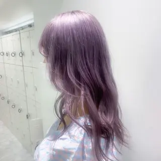 セミロング カラー パーマ ヘアアレンジ メンズ キッズ ネイル マツエク・マツパ アイブロウ ダメージレスブリーチ ×美髪矯正【滝太】のヘアスタイル