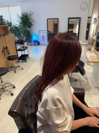 ロング 能松 玲奈のヘアスタイル