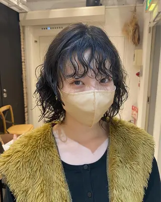 ミディアム パーマ フレンチボブパーマ Yuukiのヘアスタイル