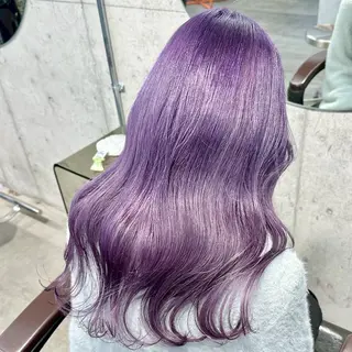 ロング カラー ヘアアレンジ ✨ブリーチカラー× 艶髪SUZU🛼🫧のヘアスタイル