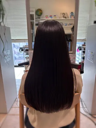 ロング パーマ 萩原 琳之祐のヘアスタイル