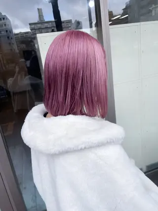ミディアム カラー イワタ マハ/ minim hairのヘアスタイル
