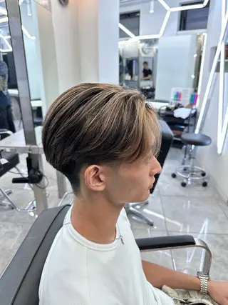 カラー メンズ 💎メンズカット /フェザー/細野💎のヘアスタイル