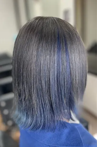 ミディアム カラー 💜Rebre** Mayu💜のヘアスタイル