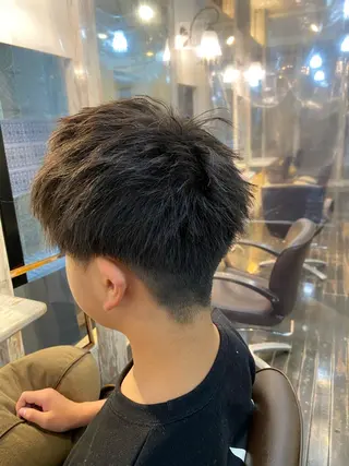 ショート メンズ キッズ 範馬 勇次郎のヘアスタイル