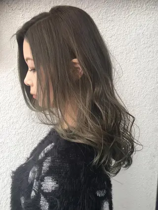 セミロング peige 斉藤✨大人ヘアー✨のヘアスタイル
