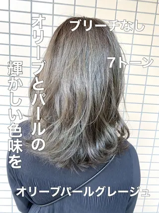 カラー ブリーチなしで 全国から予約殺到♡のヘアスタイル