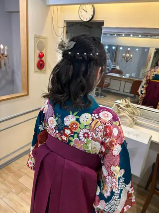 ヘアアレンジ 韓国ヘアー🇰🇷 MIWAのヘアスタイル