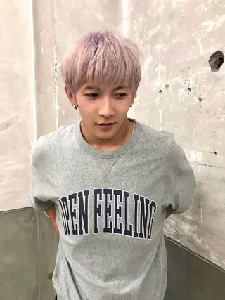 ショート カラー ひな🐥ハイトーン/ レイヤーカット🎼のヘアスタイル