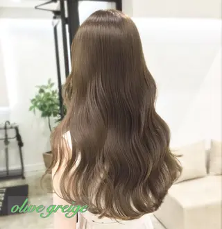 ロング City/louwe 韓国レイヤーカットのヘアスタイル