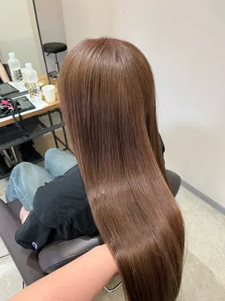 カラー 🎀韓国レイヤー/ 🫧透明感カラーのヘアスタイル