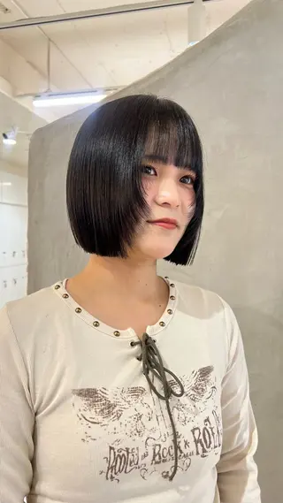 ミディアム 横浜/メンズカット 曲がる縮毛矯正のヘアスタイル