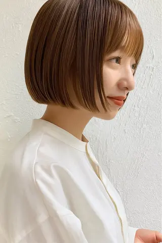 ミディアム 中村 樹菜のヘアスタイル