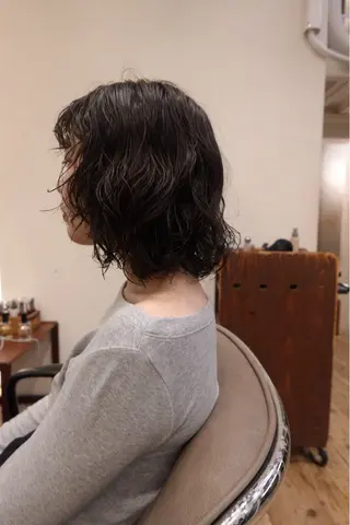 ミディアム 🍁ボブパーマ.レイ ヤーボブ🍁陸来のヘアスタイル