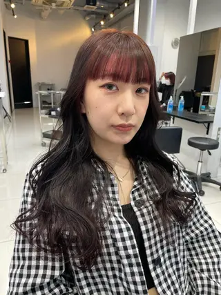 ロング カラー パーマ ヘアアレンジ 💗無料カットモデル 募集中yu-ki💗のヘアスタイル