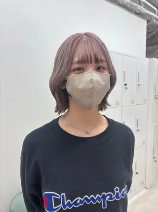 ミディアム ️🩵RINKA/ 艶color🩵のヘアスタイル