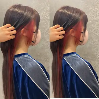 ロング み うのヘアスタイル