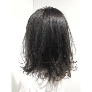 ミディアム カラー 髪質改善特化KIZU /艶髪研究(京都)のヘアスタイル